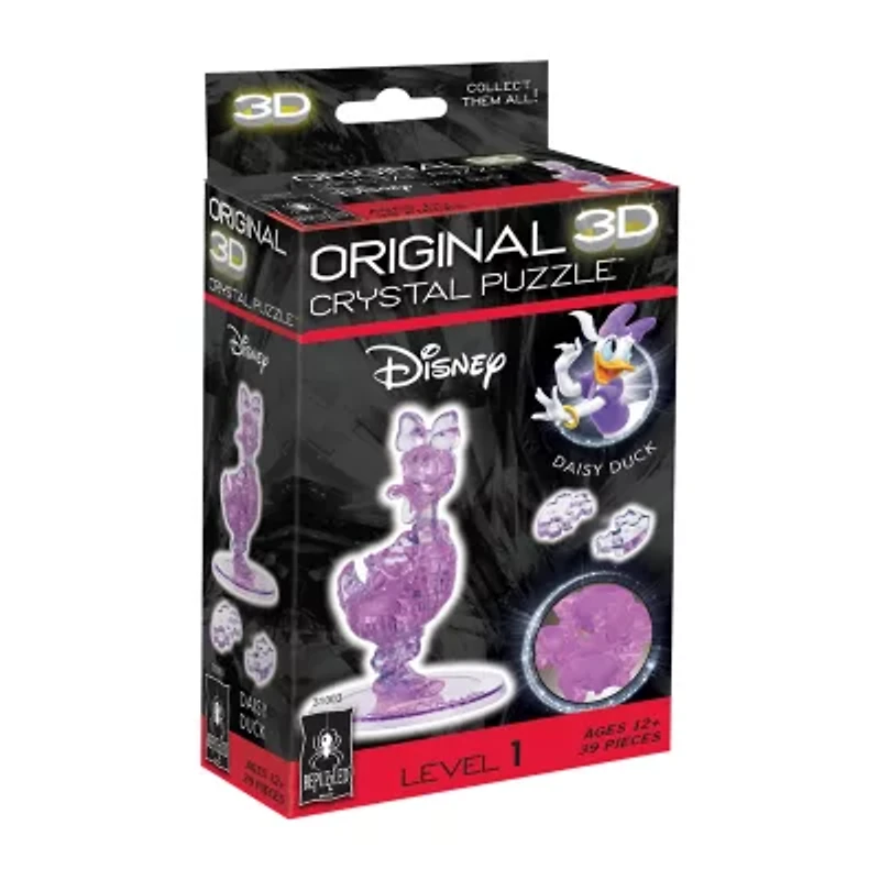 BePuzzled 3D Crystal Puzzle - Disney Daisy Duck: 39 Pcs