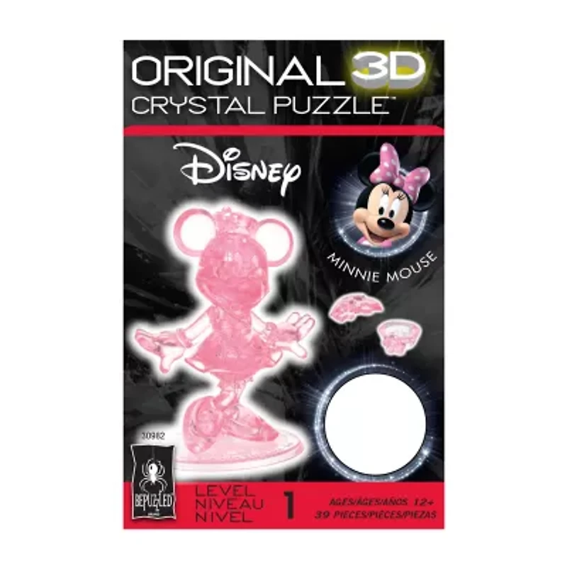 BePuzzled 3D Crystal Puzzle - Disney Minnie Mouse:39 Pcs