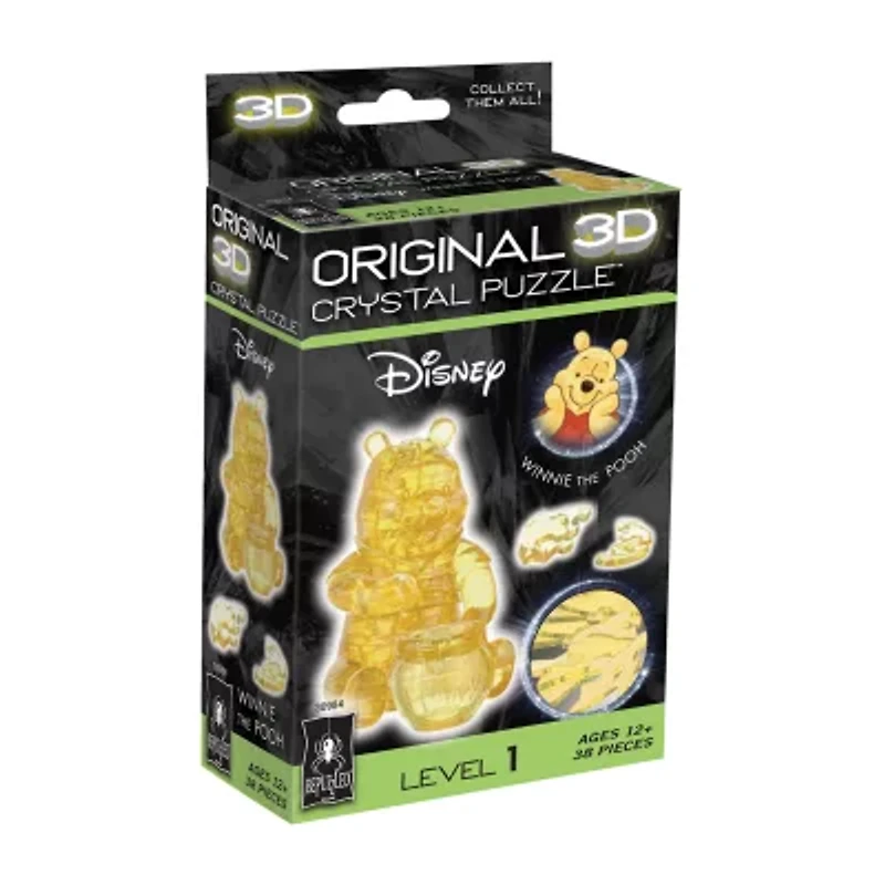BePuzzled 3D Crystal Puzzle - Disney Winnie the Pooh: 38 Pcs