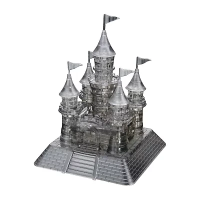 BePuzzled 3D Crystal Puzzle - Castle (Black): 104Pcs