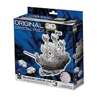 BePuzzled 3D Crystal Puzzle - Black Pirate Ship: 101 Pcs