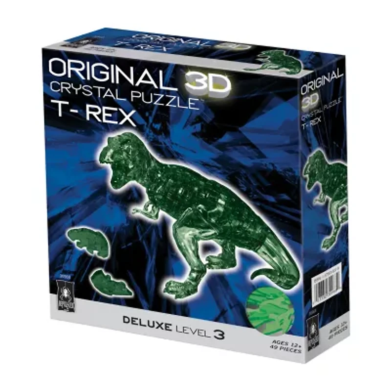 BePuzzled 3D Crystal Puzzle - T-Rex: 49 Pcs
