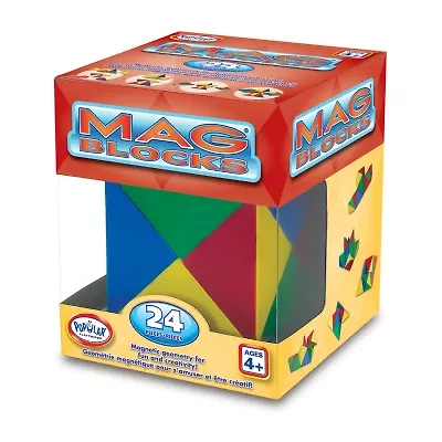 Popular Playthings Mag Blocks 24 Piece Set