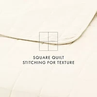 Casual Comfort Premium Ultra Soft Square Pattern Quilted Coverlet Set