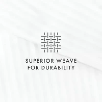 Casual Comfort Premium Ultra Soft Puffed Rugged Stripes Duvet Cover Set