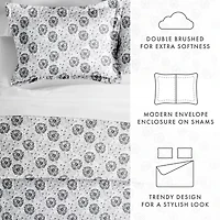 Casual Comfort Premium Ultra Soft 3-pc. Make a Wish Print Duvet Cover Set
