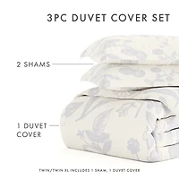Casual Comfort Premium Ultra Soft Garden Pattern Duvet Cover Set