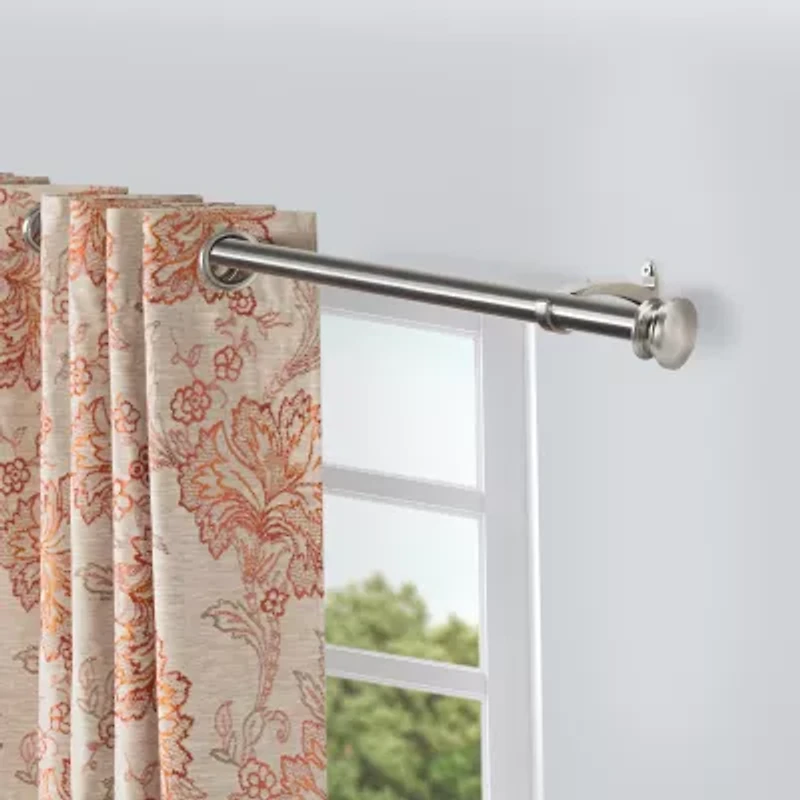 Deco Window Basics Endcap 1 IN Curtain Rod