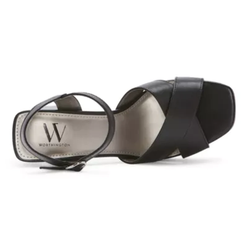 Worthington Womens Ladee Heeled Sandals