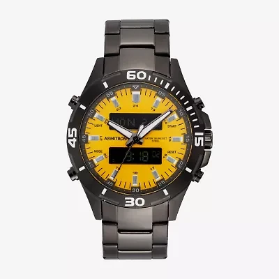 Armitron Mens Gray Bracelet Watch 20/5347yldg