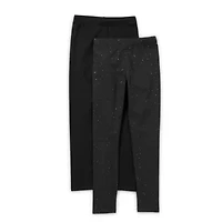 Thereabouts Little & Big Kid Girls Knit Full Length Leggings