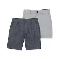 Thereabouts Little & Big Kid Boys 8" Adjustable Waist Stretch Fabric 2-pc. Chino Short