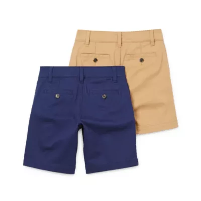 Thereabouts Little & Big Kid Boys 8" Adjustable Waist Stretch Fabric 2-pc. Chino Short