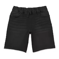 Thereabouts Pull-On Little & Big Kid Boys Stretch Fabric Adjustable Waist Denim Short