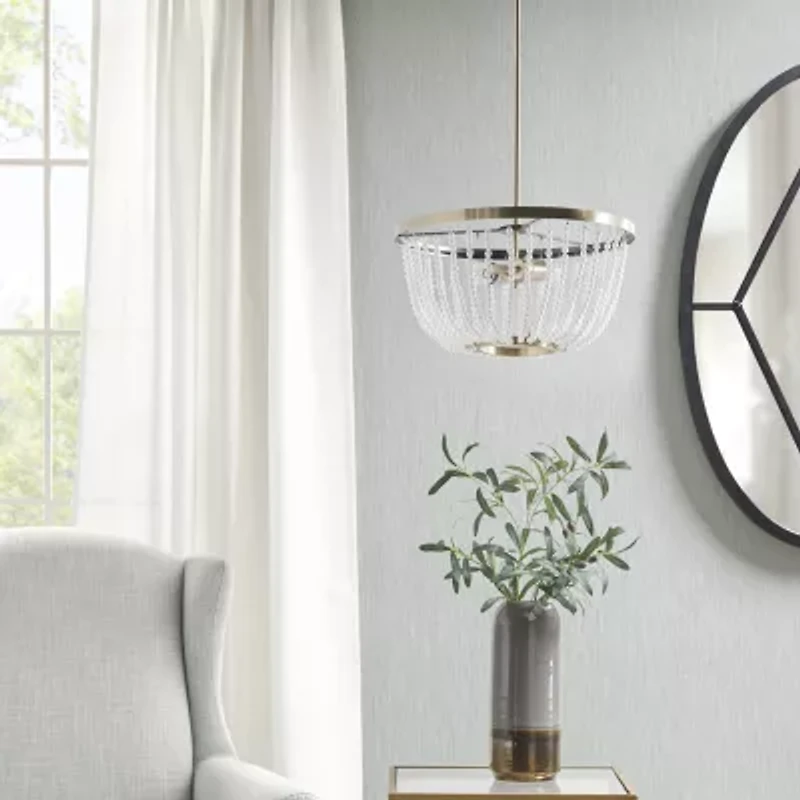 Hampton Hill Melrose 2 Light Beaded Chandelier