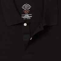 St. John's Bay Premium Stretch Big and Tall Mens Classic Fit Easy-on + Easy-off Adaptive Short Sleeve Polo Shirt