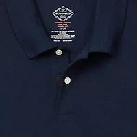 St. John's Bay Premium Stretch Big and Tall Mens Classic Fit Easy-on + Easy-off Adaptive Short Sleeve Polo Shirt