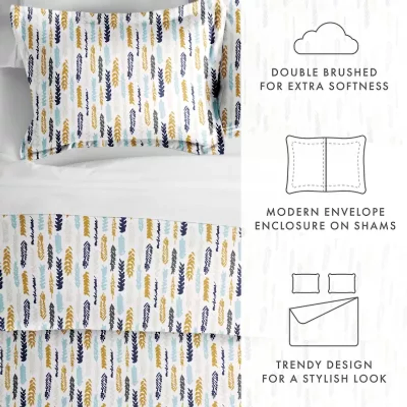 Casual Comfort Premium Ultra Soft Feathers Duvet Cover Set
