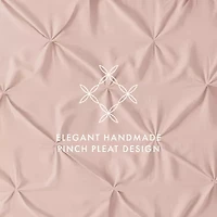 Casual Comfort Pinch Pleat Duvet Cover Set