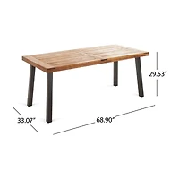 Della Rectangular Dining Table