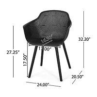Lotus 2-pc. Dining Chair