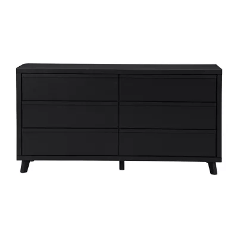 Signature Design by Ashley Danziar 6-Drawer Dresser in Black