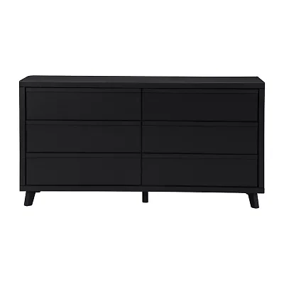 Signature Design by Ashley Danziar 6-Drawer Dresser in Black