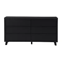 Signature Design by Ashley Danziar 6-Drawer Dresser in Black