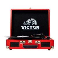 Victor metro suitcase record player Turntable