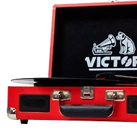 Victor metro suitcase record player Turntable