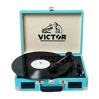 Victor metro suitcase record player Turntable