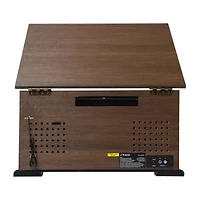 Victor state 7-in-1 espresso wood music Turntable
