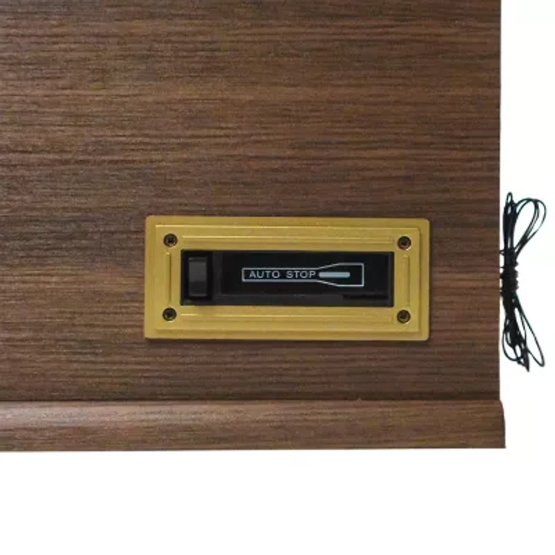 Victor state 7-in-1 espresso wood music Turntable