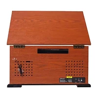 Victor state 7-in-1 mahogany wood music Turntable