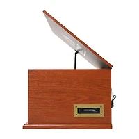 Victor state 7-in-1 mahogany wood music Turntable