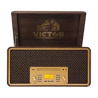 Victor Monument 8-in-1 Wood Turntable