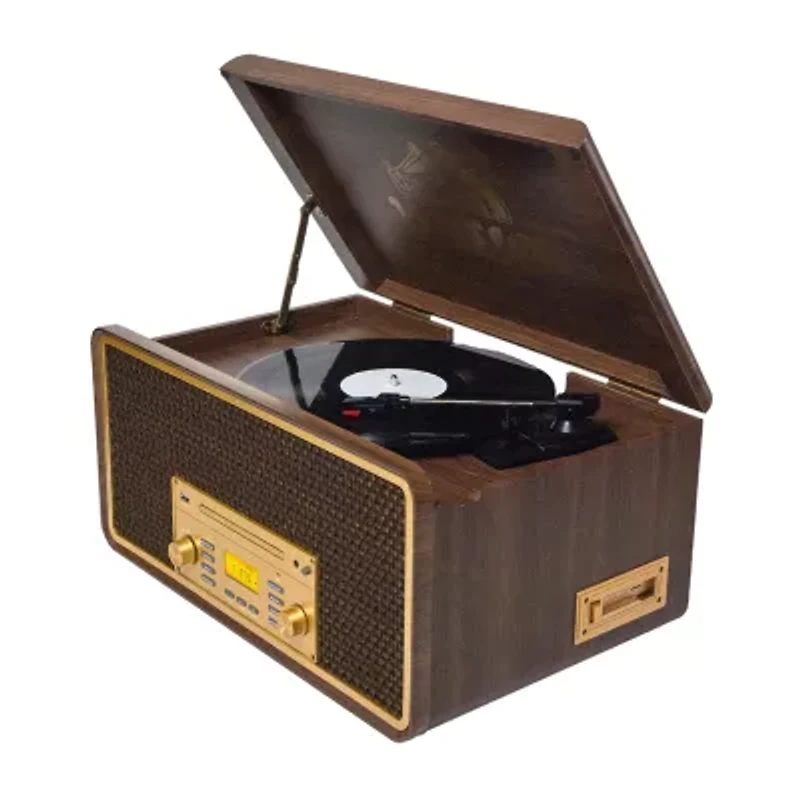 Victor Monument 8-in-1 Wood Turntable