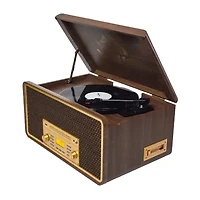 Victor Monument 8-in-1 Wood Turntable
