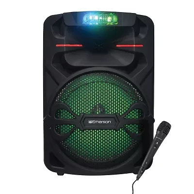 Emerson eds-1200 with 12" full frequency Portable Bluetooth Speaker