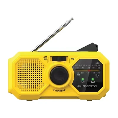 Emerson Emergency Dynamo Hand Crank Weather Radio
