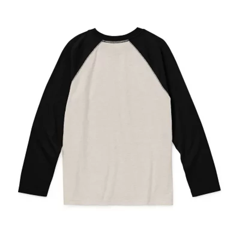 Little & Big Kid Boys Crew Neck Long Sleeve Regular Fit Five Nights at Freddys Graphic T-Shirt