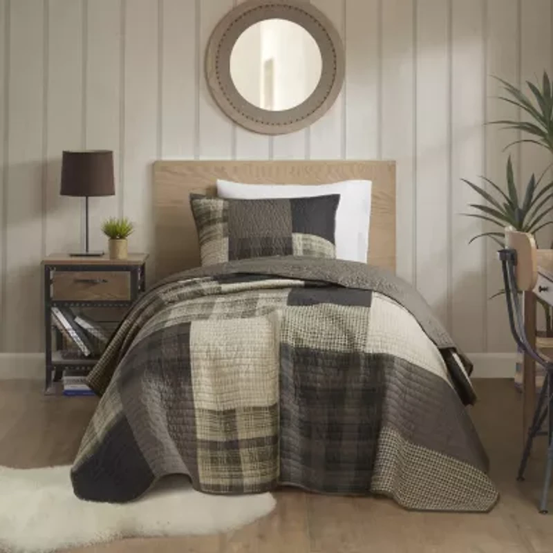 Woolrich Winter Hills Oversized Cotton 3pc Quilt Set