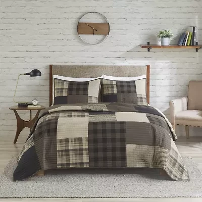 Woolrich Winter Hills Oversized Cotton 3pc Quilt Set