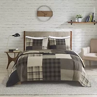 Woolrich Winter Hills Oversized Cotton 3pc Quilt Set