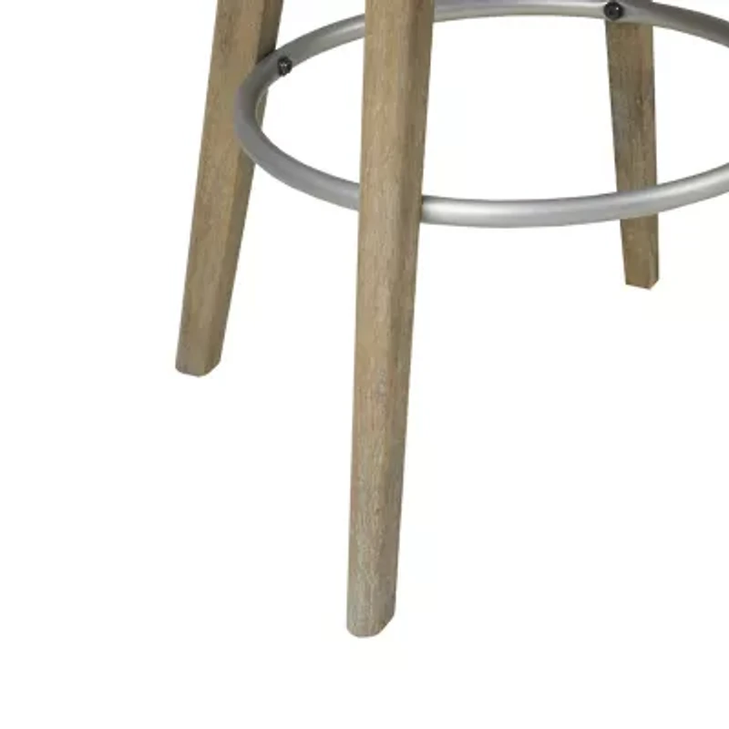 Madison Park Walsh Counter Stool Height Upholstered Swivel Bar