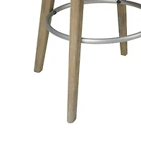 Madison Park Walsh Counter Stool Height Upholstered Swivel Bar