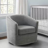 Madison Park Memo Living Room Collection Swivel Upholstered Armchair