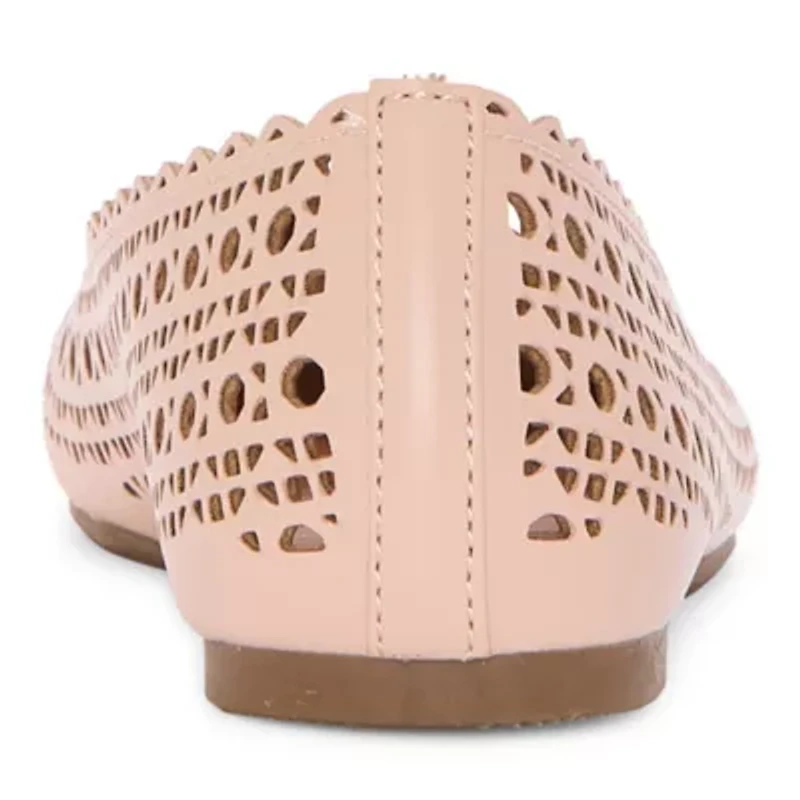 Arizona Jean Co Laurie Womens Round Closed Toe Ballet Flats