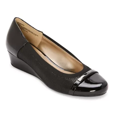 east 5th Eachy Womens Cap Closed Toe Ballet Flats
