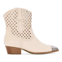 Arizona Jean Co Womens Garland Stacked Heel Cowboy Boots